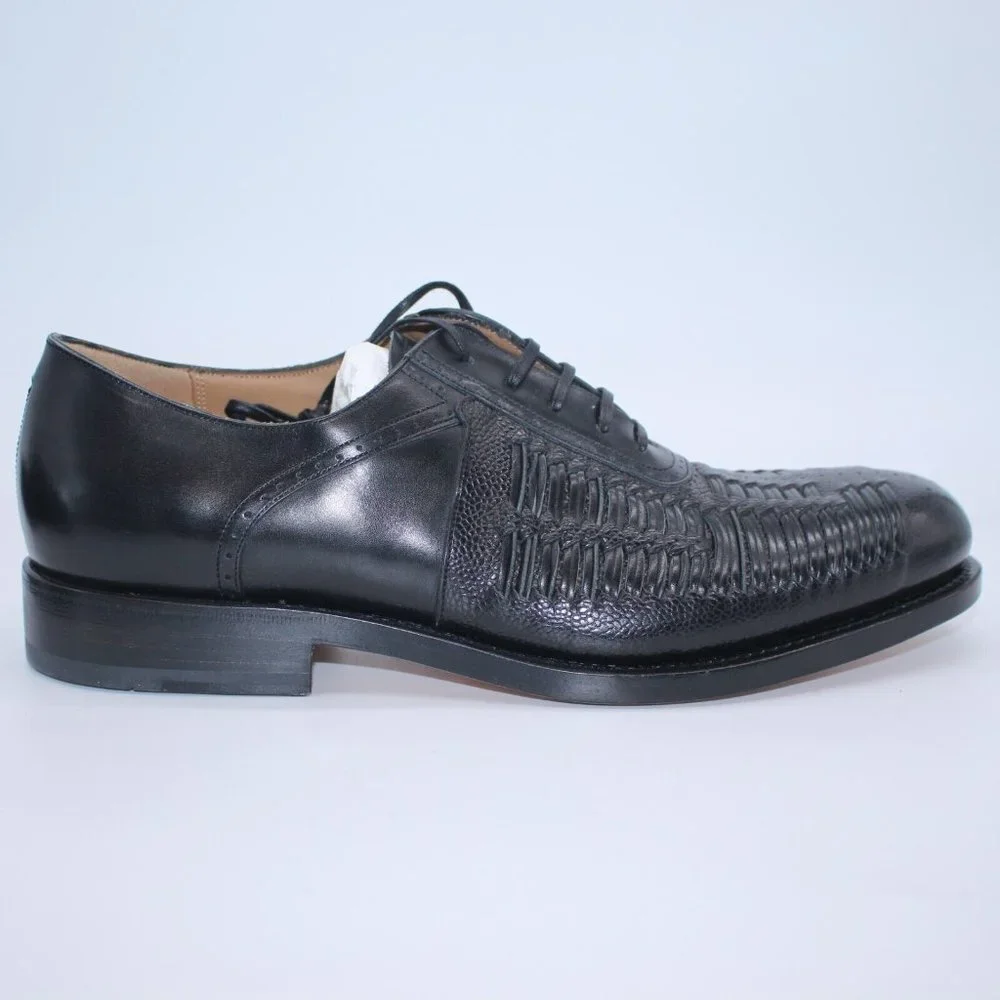 Salvatore Ferragamo 'Foster' Leather Oxford 8.5 EE $1290 Dress Shoes - Picture 4 of 10